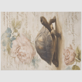 Een Vintage Turtle Design Serie #11 Tissuepapier