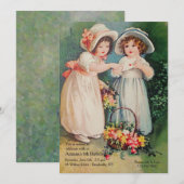 Een Vintage Uitnodiging (Voorkant / Achterkant)