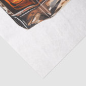 Een vintage-whiskyontwerp serie 1 tissuepapier (Detail)