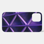 Een violet plafond met een crisishaard-dwarspatroo Case-Mate iPhone case (Achterkant (horizontaal))