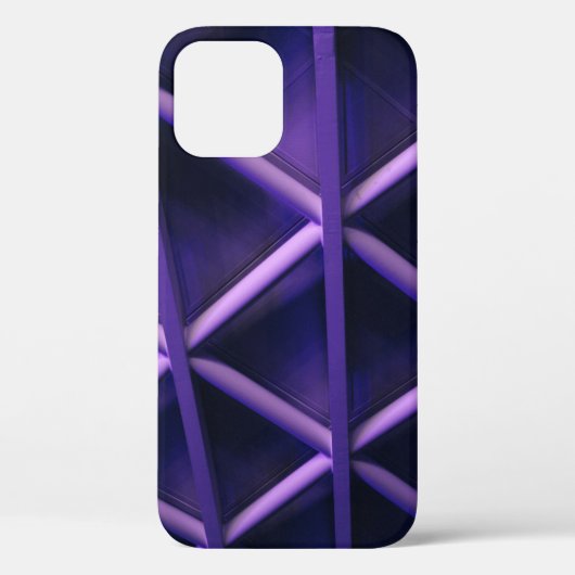 Een violet plafond met een crisishaard-dwarspatroo Case-Mate iPhone case (Achterkant)