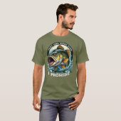 Eén Vis Meer, Dat Beloof Ik, Grappige Visvangst T-shirt (Voorkant volledig)