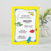 Eén vis twee vis - eerste verjaardag kaart (Staand voorkant)