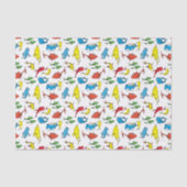 Eén vis twee vis - eerste verjaardag tissuepapier (Voorkant)