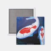 Eén vis, twee vismagneet magneet (Voorkant / Achterkant)