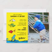Een vis twee vissen - Kinder foto Verjaardag Kaart (Voorkant)