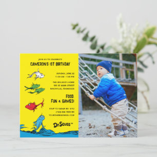 Een vis twee vissen - Kinder foto Verjaardag Kaart