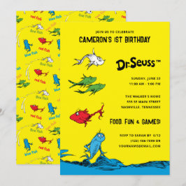 Een vis twee vissen - Kinderen Verjaardag Kaart