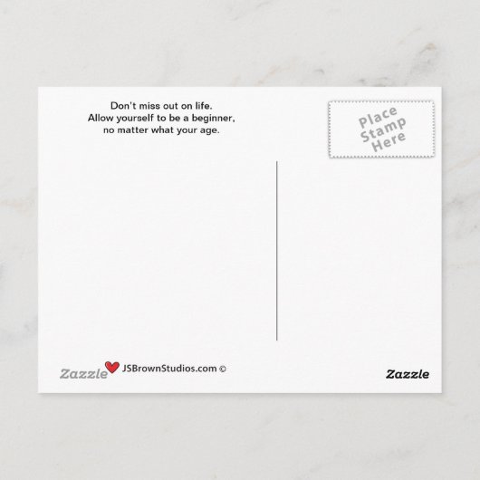 Een vis uit het water_C_ Briefkaart (Achterkant)