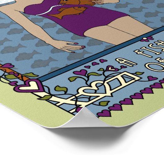 Een vis uit water_A_8x10 Poster (Hoek)