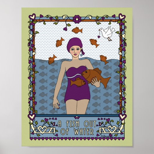 Een vis uit water_A_8x10 Poster (Voorkant)