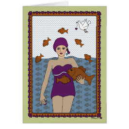 Een vis uit water_A_Wenskaart