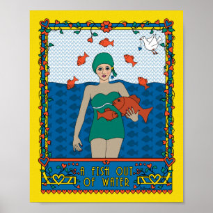 Een vis uit water_B_8x10 Poster