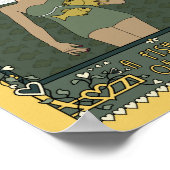 Een vis uit water_C_8x10 Poster (Hoek)