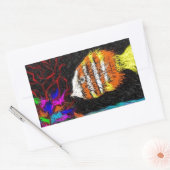 Een vis van velen rechthoekige sticker (Envelop)