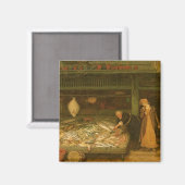 Een vishandelszaak van Frederick Walker Magneet (Voorkant / Achterkant)