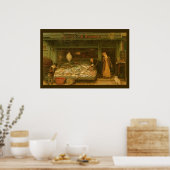 Een vishandelszaak van Frederick Walker Poster (Keuken)