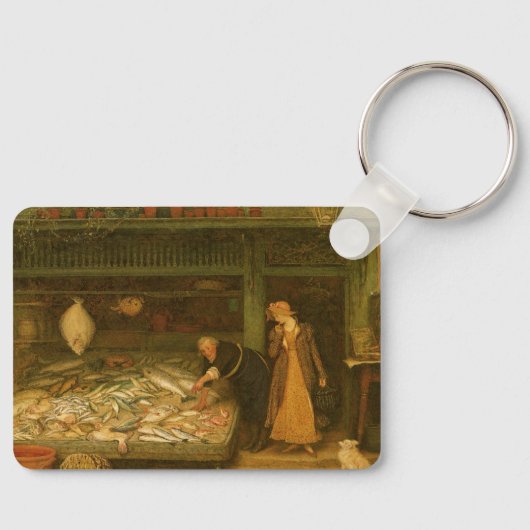 Een vishandelszaak van Frederick Walker Sleutelhanger (Voorkant)
