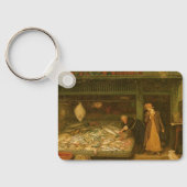 Een vishandelszaak van Frederick Walker Sleutelhanger (Achterkant)