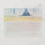 Een visie briefkaart (Voorkant)