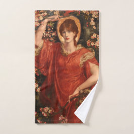 Een visie op Fiammetta 1878 Dante Gabriel Rossetti Handdoek