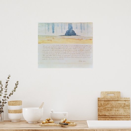 Een visie poster (Keuken)