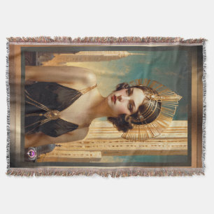 Een visie van Art Deco Elegance AI Art van Xzendor Deken