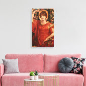 Een visie van FIammetta 1878 Dante Gabriel Rossett Canvas Afdruk (Insitu (Woonkamer))