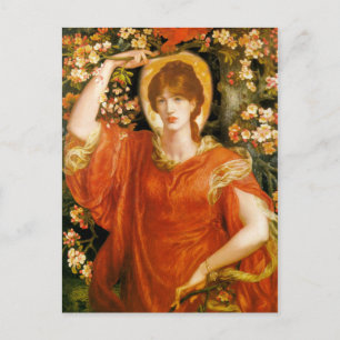 Een visie van Fiammetta - Dante Gabriel Rossetti Briefkaart