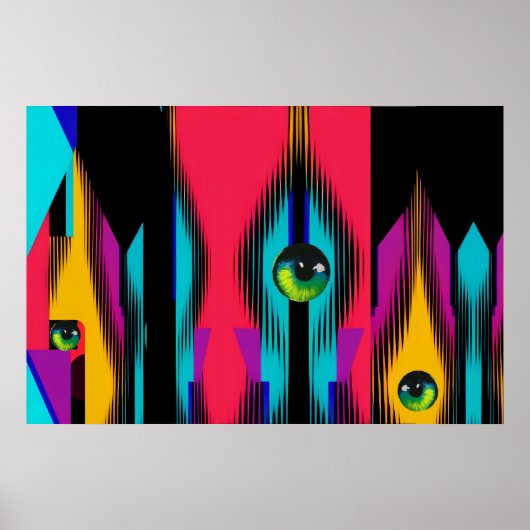 Een visioen van de Kerk van het Laatste Aftellen Poster (Voorkant)