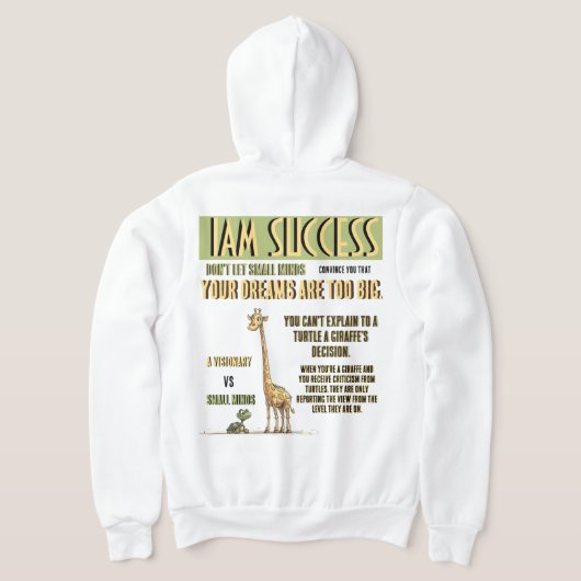 EEN VISIONAIR HOODIE (Laag Achter)