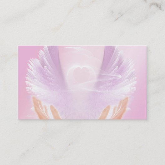 Een visitekaartje van de Living Angels Standard (Voorkant)