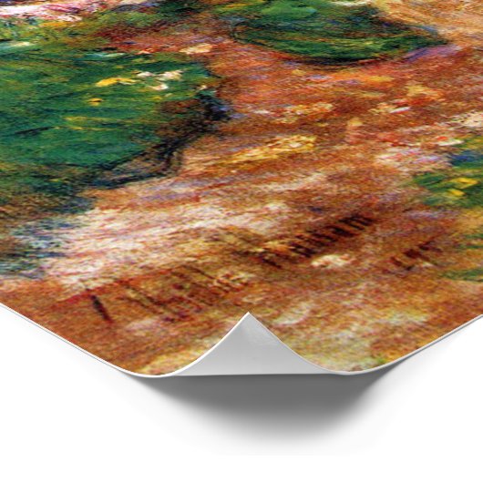 Een viskraan van Frederick Childe Hassam Poster (Hoek)