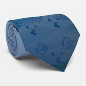 Een visleven stropdas (Opgerold)