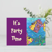 Eén vispartij twee uitnodigingen (Staand voorkant)