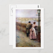 Een visser door Anders Zorn Briefkaart (Voorkant / Achterkant)