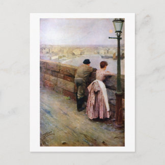 Een visser door Anders Zorn Briefkaart