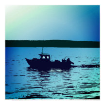 Een vissersboot op Puget Sound