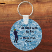 Een vissersbreiwerk sleutelhanger (Voorkant)