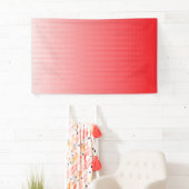 Een visueel aantrekkelijke rood-wit gestreepte ach spandoek (Insitu)