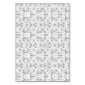 Een visueel aantrekkelijke witte en zwarte gestruc kaart (Achterkant)