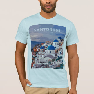 Een visueel genot van Griekse charme T-shirt
