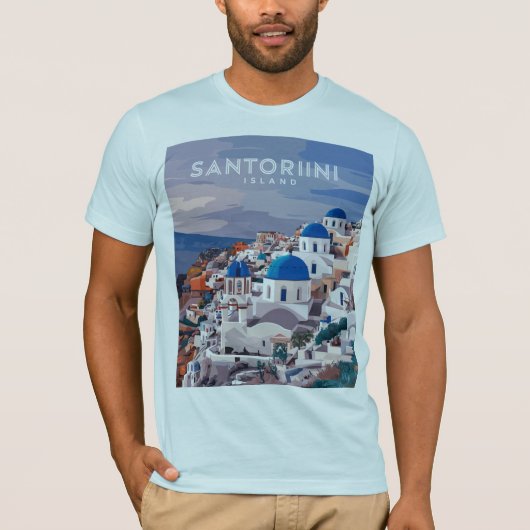 Een visueel genot van Griekse charme T-shirt (Voorkant)