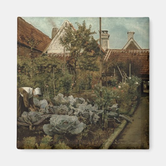 Een Vlaamse tuin Magneet (Voorkant)