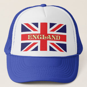 Een vlag van de Unie met Engeland over het geheel Trucker Pet