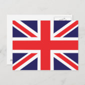 Een vlag van de Unievakker. Briefkaart (Voorkant / Achterkant)