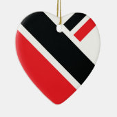 Een vlag van Trini Keramisch Ornament (Rechts)