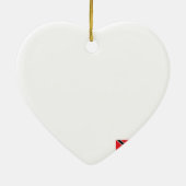 Een vlag van Trini Keramisch Ornament (Achterkant)