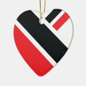 Een vlag van Trini Keramisch Ornament (Links)