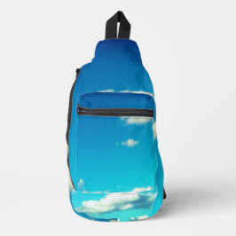 Een vlek wolken sling bag